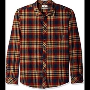 Billabong Orange Fall Flannel
